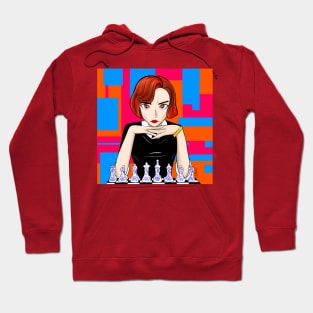 Beth the queen’s gambit in chessmaster Champion arts Hoodie